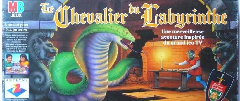 Le Chevalier du Labyrinthe board game, by MB.