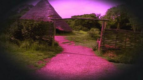 The settlement of Holmgarth, as seen in Series 6 of Knightmare (1992).